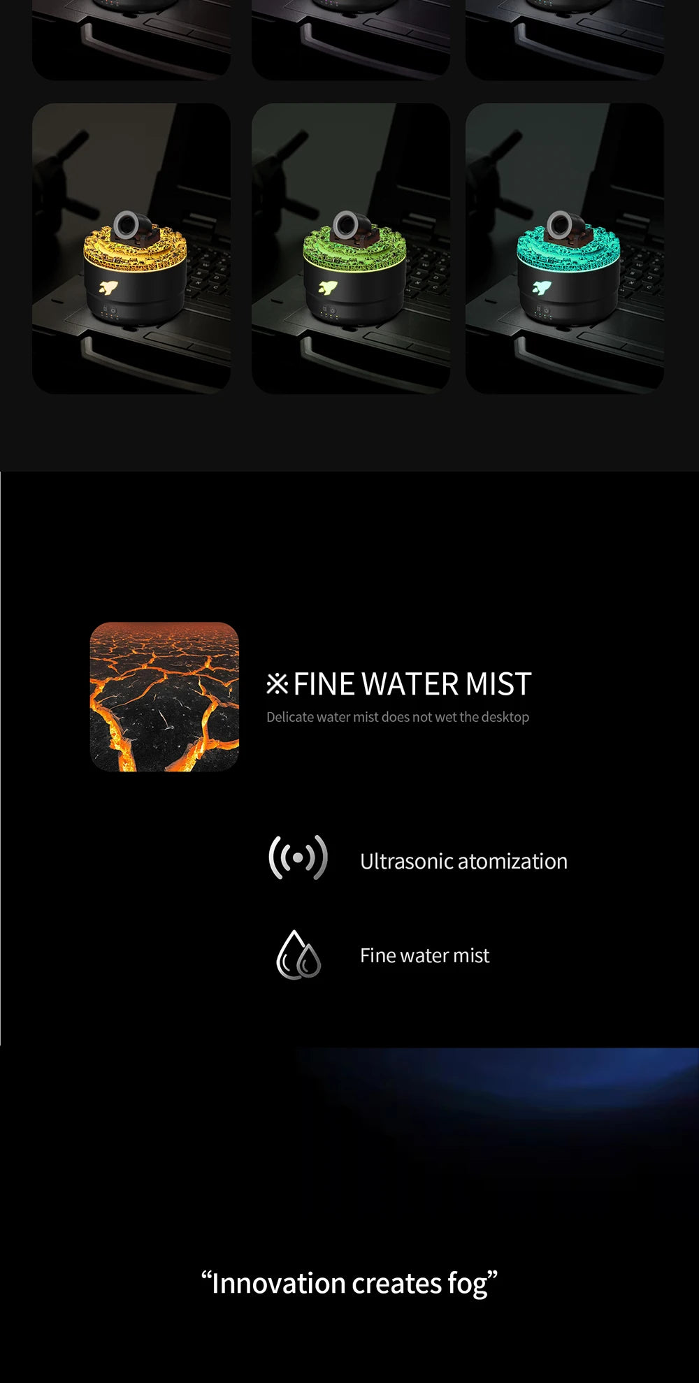 Cañón humidificador Crea atmósferas únicas