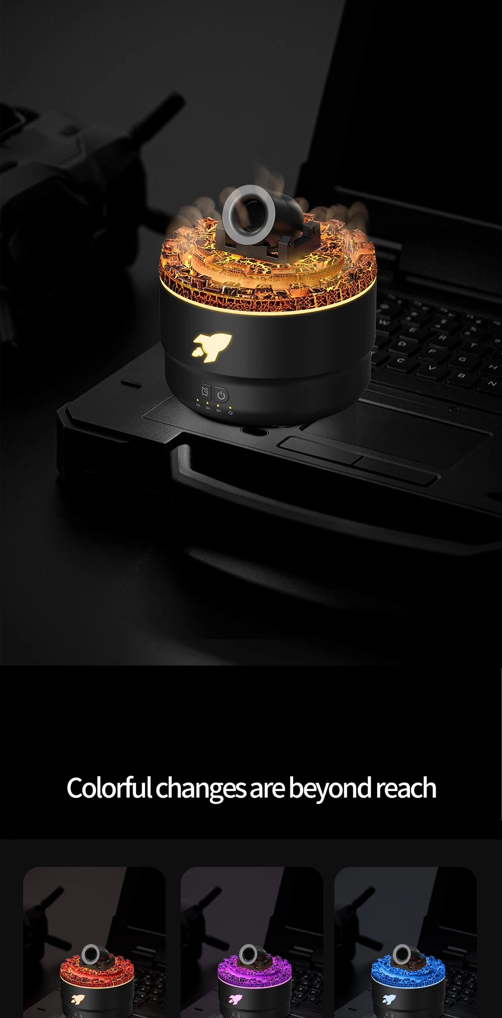 Cañón humidificador Crea atmósferas únicas