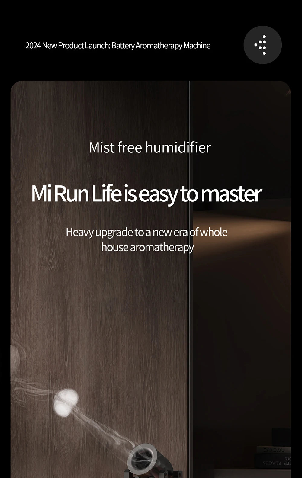 Cañón humidificador Crea atmósferas únicas